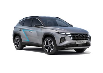 Drzwi nowego kompaktowego SUV-a Hyundai TUCSON Plug-in Hybrid – ujęcie z boku.