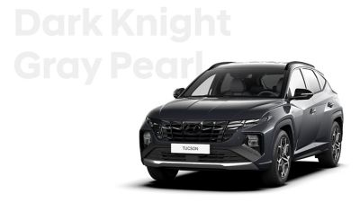 The all-new Hyundai TUCSON N Line compact SUV in Dark Knight Gray Pearl
