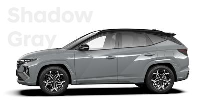 The all-new Hyundai TUCSON N Line compact SUV in Shadow Gray