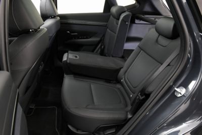 Versatile folding rear seats in the Hyundai TUCSON Plug-in Hybrid compact SUV.