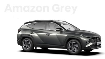 De kleuren voor de nieuwe Hyundai TUCSON Plug-in Hybrid compacte SUV: Amazon Grey.