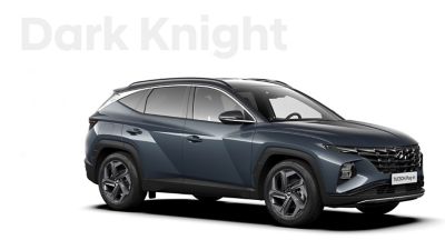 De kleuren voor de nieuwe Hyundai TUCSON Plug-in Hybrid compacte SUV: Dark Knight.