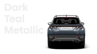 Teal er en av lakkfargene til helt nye Hyundai TUCSON Plug-in Hybrid SUV. Foto.