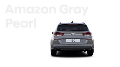  The Hyundai i30 Wagon in the colour Amazon Gray Pearl.