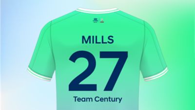 Ella Mills number 27 Hyundai Team Century jersey.