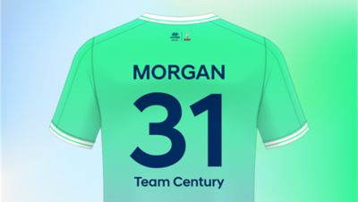 Alex Morgan number 31 Hyundai Team Century jersey.