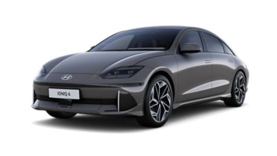 Blacked out Hyundai IONIQ 6 teaser