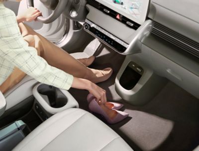 Innovador diseño interior del Hyundai IONIQ 5 Eléctrico.