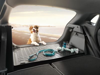 Genuine accessories durable, anti-slip and waterproof trunk liner for the Hyundai KONA.