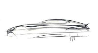 futuristic car sketch