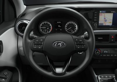 3,5-inch LCD-instrumentenpaneel in de Hyundai i10.
