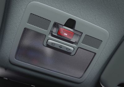 Le eCall de Hyundai i10 appelle automatiquement à l'aide en cas de situation d'urgence.