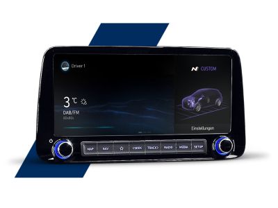 Réglage du mode N Custom du nouveau SUV haute performance Hyundai KONA N.