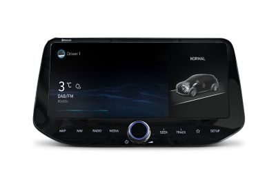 10,25-Zoll-Touchscreen des Hyundai i30 Fastback N: Der Normal Mode.