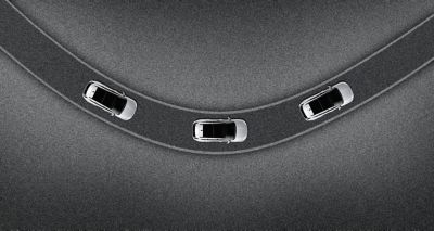 Navigation-based Smart Cruise Control (NSCC) on the all-new Hyundai Bayon.