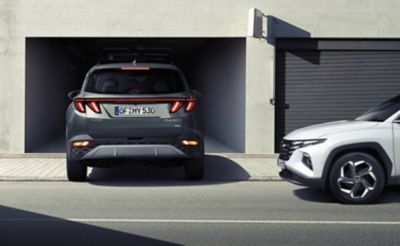 Bezpečnostní a asistenční systémy řidiče zcela nového kompaktního SUV Hyundai Tucson.