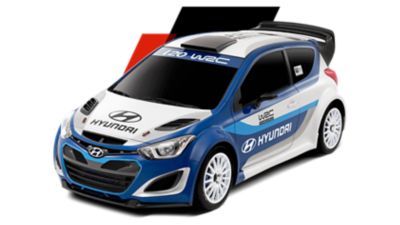 Štúdia Hyundai i20 WRC na parížskom autosalóne v roku 2012. 