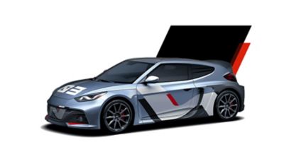 The Hyundai N RM Concept Car from the side.