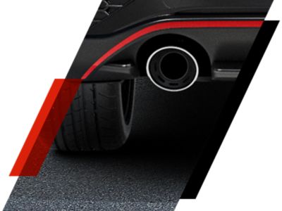 The large exhausts of the Hyundai N models providing a powerful look and sound.
