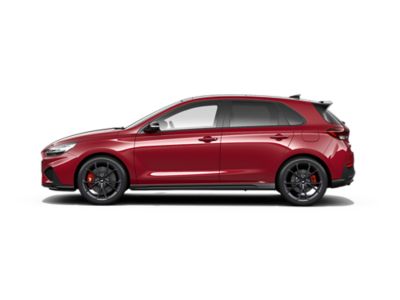 Opzioni di colorazione per Nuova Hyundai i30 N: Sunset Red