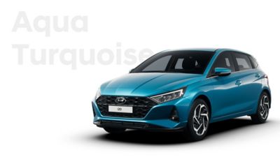 Hyundai i20 Aqua Turquoise