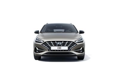 Voorzijde van de nieuwe Hyundai i30 Wagon.