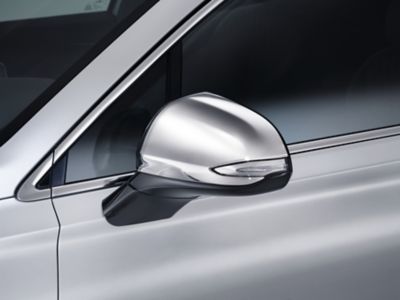 The Hyundai KONA stainless steel entry guards accessory.