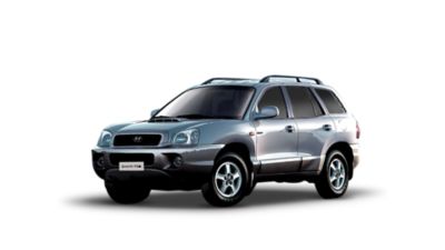 An image of the first generation Hyundai Santa Fe SUV.