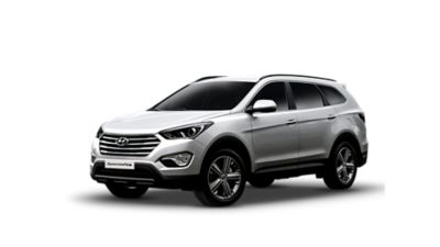 Fotografie třetí generace SUV Hyundai Santa Fe.