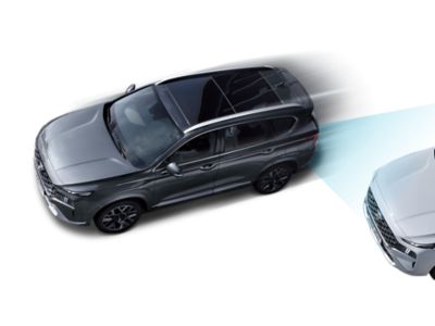 Le caratteristiche di sicurezza e i sistemi di guida assistita di Nuova Hyundai SANTA FE Plug-in Hybrid.