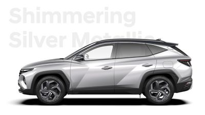 Le diverse opzioni di colorazione del Nuovo SUV compatto Hyundai TUCSON Plug-in: Shimmering Silver.