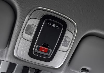 Immagine del sistema Hyundai E-call e pulsante SOS 