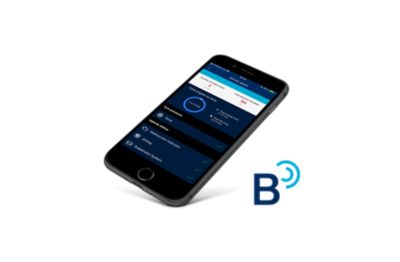  Aplikace Hyundai Bluelink® Connected Car Services zobrazená na smartphonu