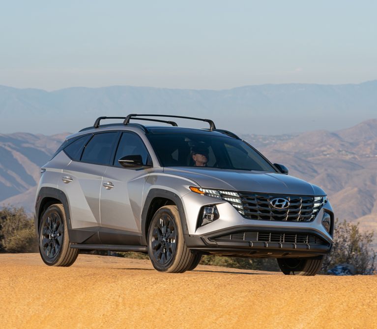 The 2022 Hyundai Tucson is photographed in Cariso, Calif., on Dec. 2, 2021.