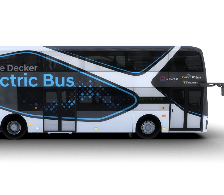 Hyundai Motor Introduces Electric Double-Decker Bus