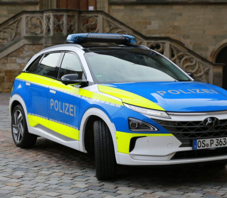 Hyundai Kona électrique : la voiture de police électrique la plus populaire  en Europe