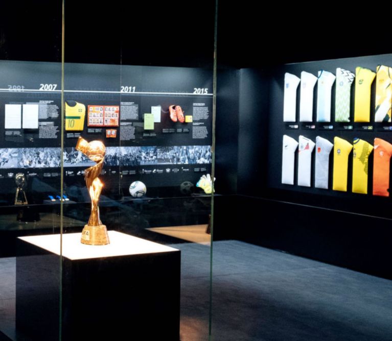 National Archives Displays Women's World Cup Trophy