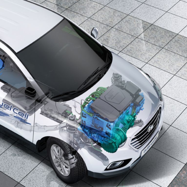 Hyundai Tucson ix35 Hydrogen Fuel-Cell Electric Vehicle