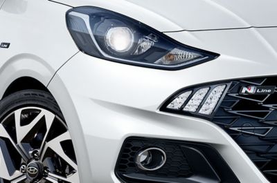 The All-New Hyundai i10 N Line LED lights