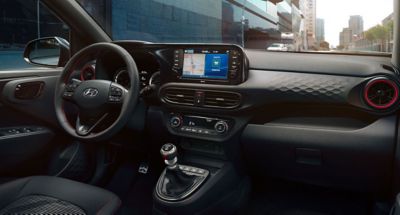The All-New Hyundai i10 N Line control panel