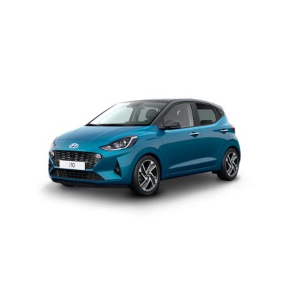 Vue latérale de la Hyundai i10.