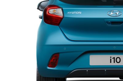 Vista trasera del i10.