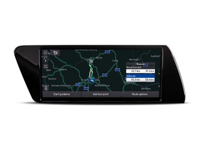 Anzeige der Navigation auf dem 10,25-Zoll-Farbtouchscreen des Hyundai i20 N.