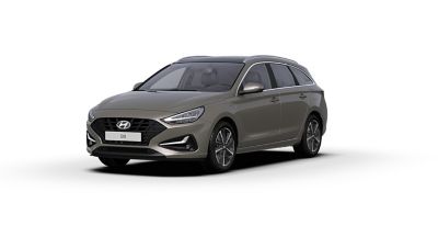 Extérieur de la Hyundai i30 Wagon en Silky Bronze.