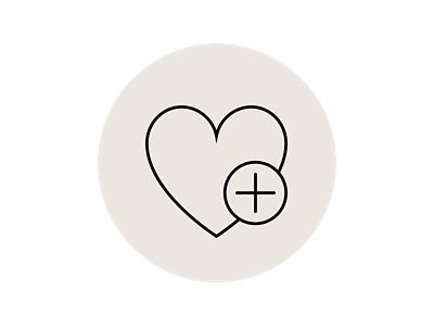 Image of a heart shaped icon