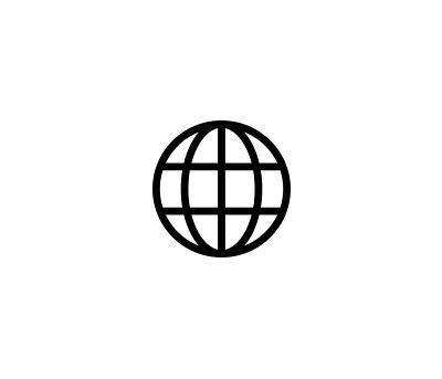 Globus-ikon. Grafikk.