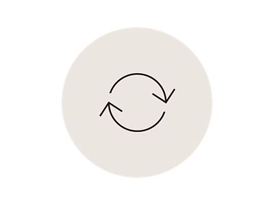 circular exchange icon
