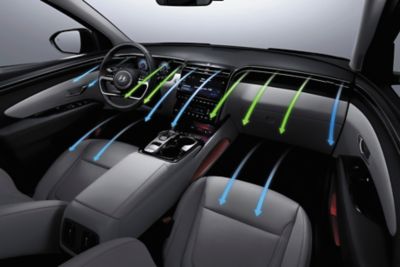 The Multi-Air Mode technology inside the Hyundai TUCSON Plug-in Hybrid compact SUV.