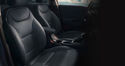 Comfortable seats in the Hyundai IONIQ Hybrid.