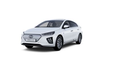 Předoboční pohled na Hyundai IONIQ Electric.